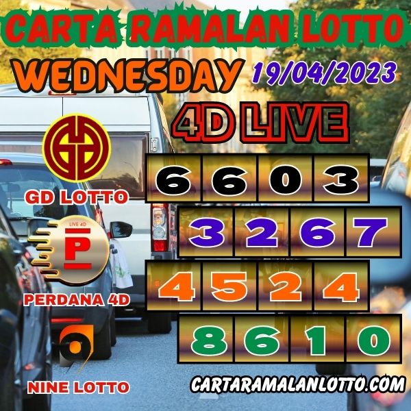 CARTA RAMALAN 4D Vip Chart Of GD LOTTO, PERDANA 4D & 9LOTTO For Wednesday